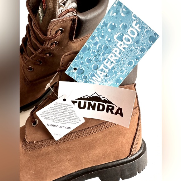 Tundra Thermolite Insulated Waterproof Chocolate Brown Boots Men’s/Women… - Picture 3 of 13